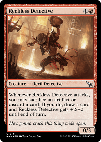 Reckless Detective (MKM-141)  Foil - Murders at Karlov Manor