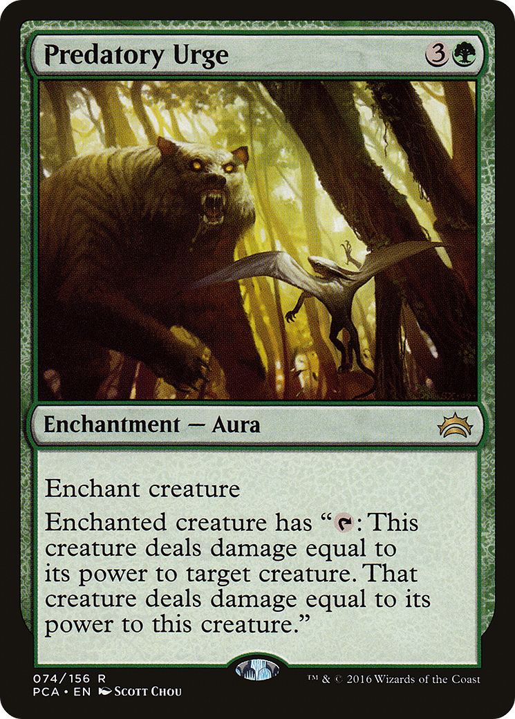 Predatory Urge (PCA-074)  - Planechase Anthology