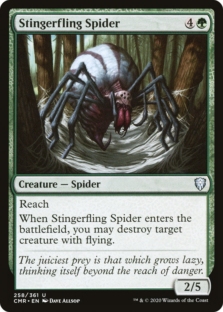 Stingerfling Spider (CMR-258)  - Commander Legends