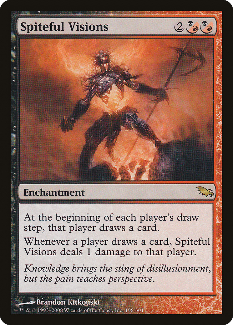 Spiteful Visions (SHM-198)  Foil - Shadowmoor
