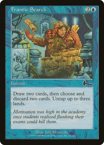 Frantic Search (ULG-032)  Foil - Urza's Legacy
