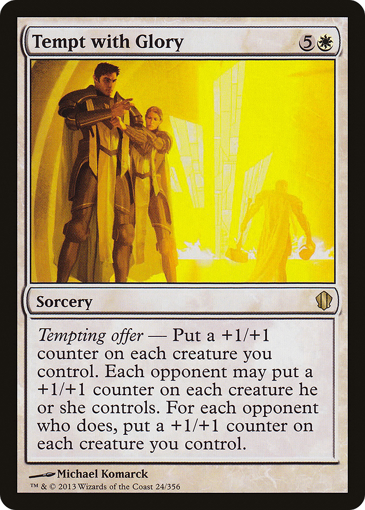 Tempt with Glory (C13-024)  - Commander 2013