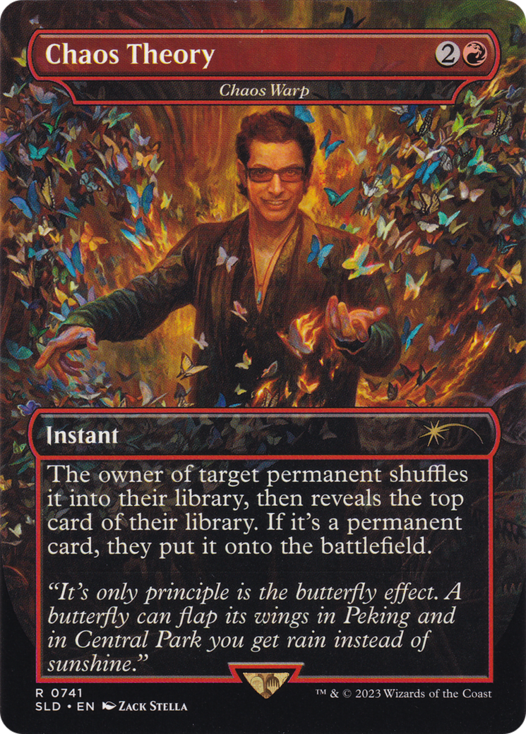 Chaos Theory - Chaos Warp (SLD-741)  - Secret Lair Drop / Chaos Theory (Borderless)