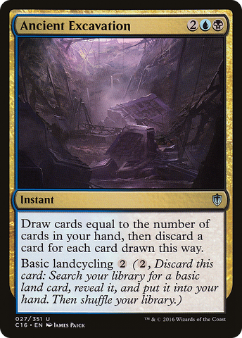 Ancient Excavation (C16-027)  - Commander 2016