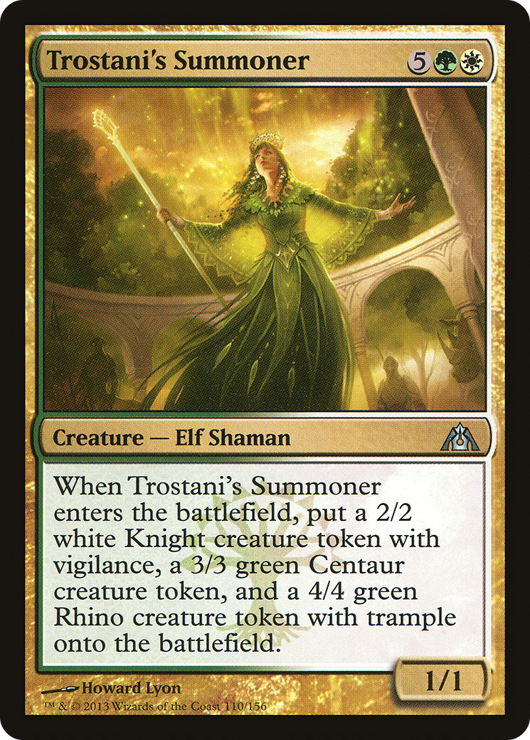 Trostani's Summoner (DGM-110)  Foil - Dragon's Maze