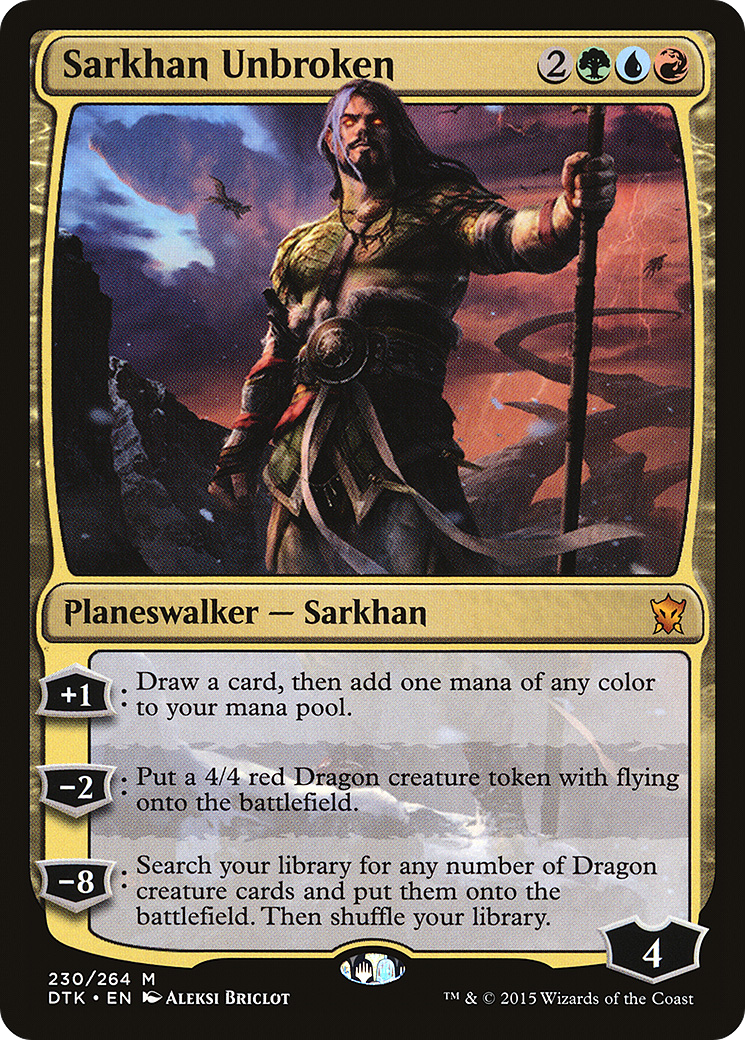 Sarkhan Unbroken (DTK-230)  Foil - Dragons of Tarkir