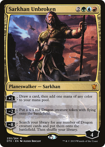 Sarkhan Unbroken (DTK-230)  Foil - Dragons of Tarkir