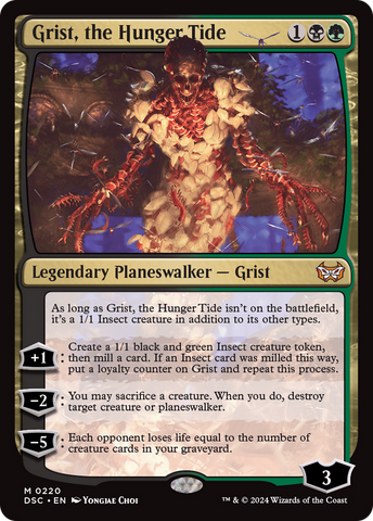 Grist, the Hunger Tide (DSC-220)  - Duskmourn: House of Horror Commander