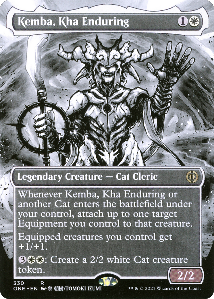Kemba, Kha Enduring (Borderless) (ONE-330)  - Phyrexia: All Will Be One: (Showcase)
