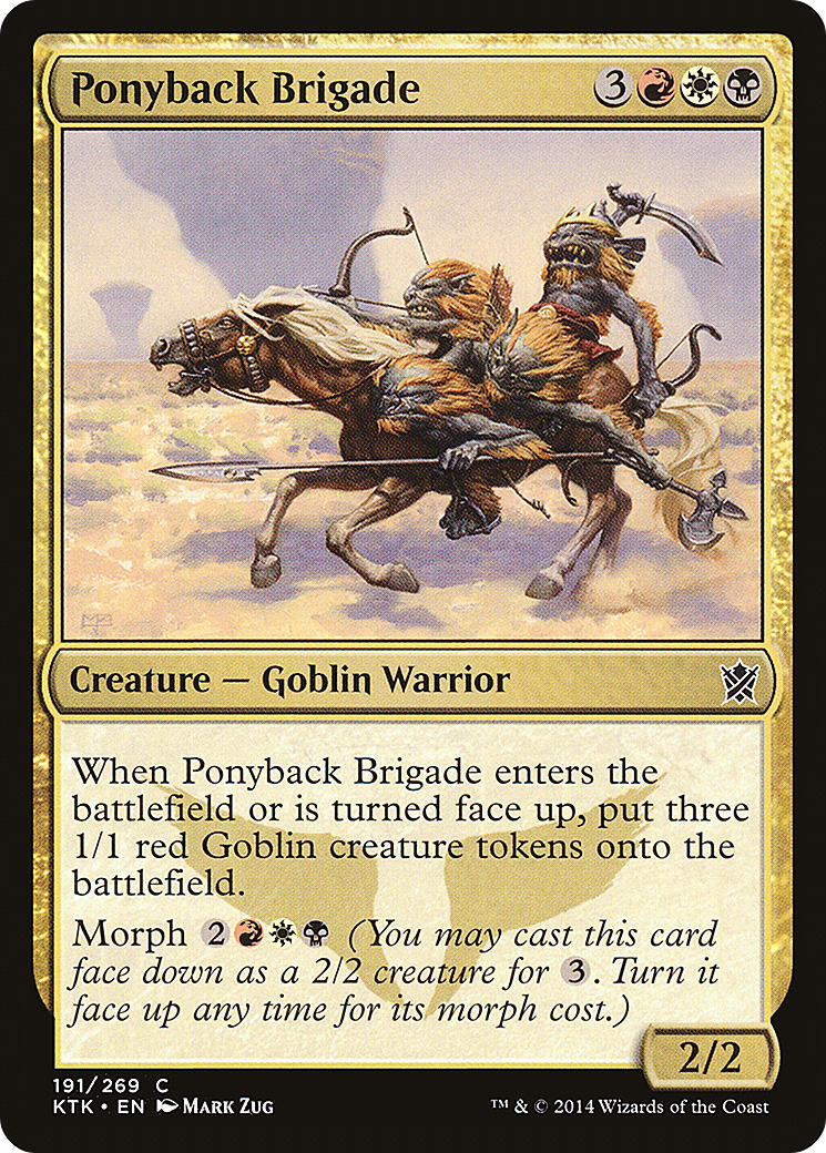 Ponyback Brigade (KTK-191)  - Khans of Tarkir