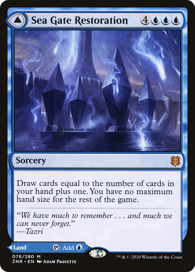 Sea Gate Restoration (ZNR-076)  - Zendikar Rising