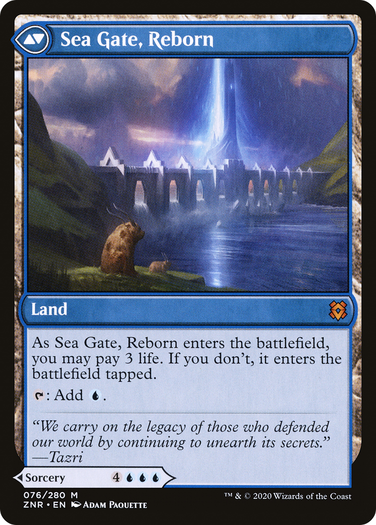 Sea Gate Restoration (ZNR-076)  - Zendikar Rising
