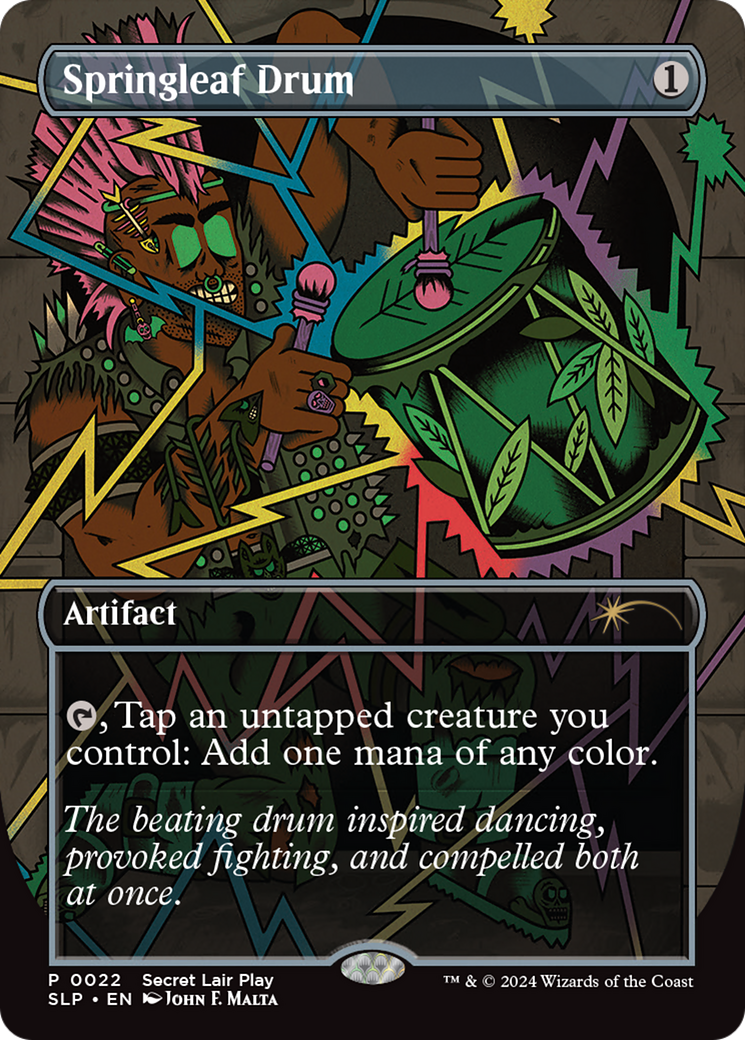 Springleaf Drum (SLP-022)  - Secret Lair Showdown (Borderless)