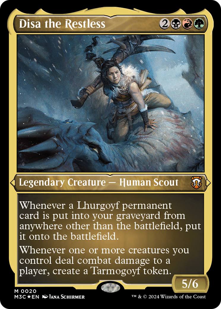Disa the Restless (M3C-020)  Etched Foil - Modern Horizons 3 Commander