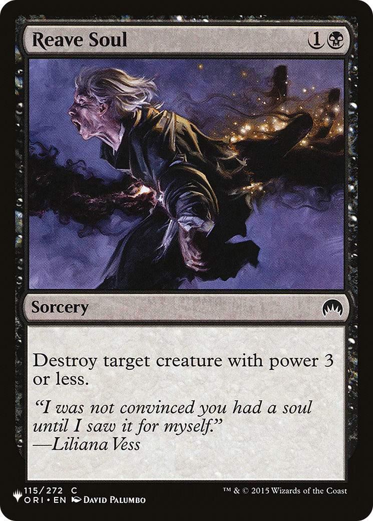 Reave Soul (LIST-ORI-115)  - The List