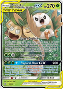 Rowlet & Alolan Exeggutor GX 001/236  - Holofoil SM  Unified Minds - Ultra Rare