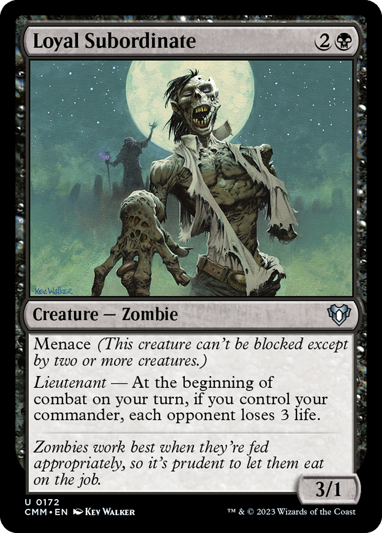 Loyal Subordinate (CMM-172)  - Commander Masters