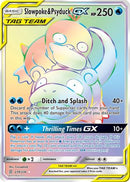 Slowpoke & Psyduck GX (Secret) 239  - Holofoil SM  Unified Minds - Secret Rare