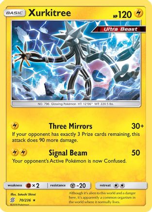 Xurkitree 070/236  - Reverse Holofoil SM  Unified Minds - Rare