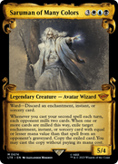 Saruman of Many Colors (Showcase Scrolls) (LTR-674) - The Lord of the Rings: Tales of Middle-earth: (Showcase)