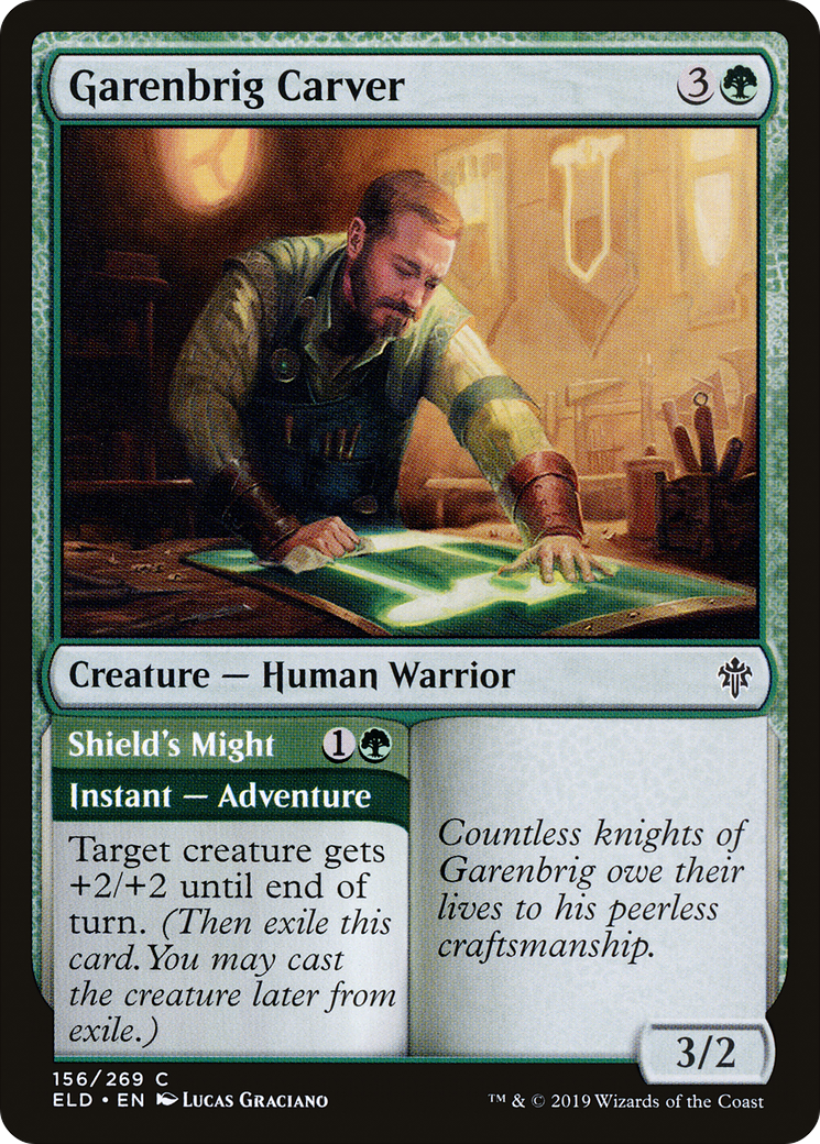 Garenbrig Carver (ELD-156)  Foil - Throne of Eldraine