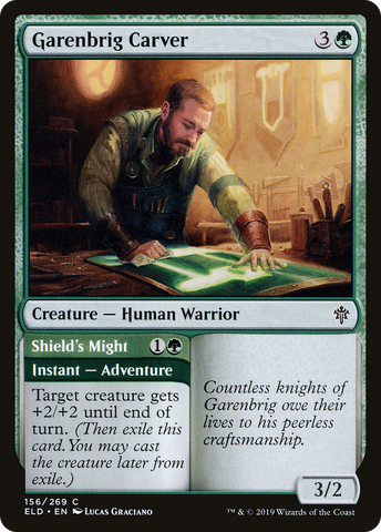 Garenbrig Carver (ELD-156)  Foil - Throne of Eldraine