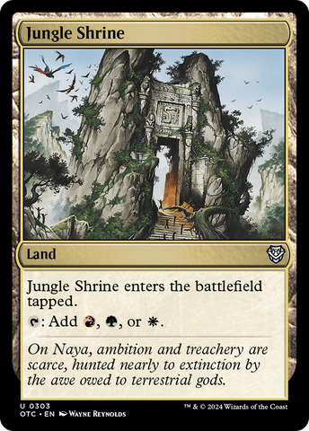 Jungle Shrine (OTC-303)  - Outlaws of Thunder Junction Commander