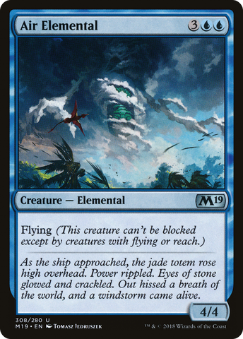 Air Elemental (M19-308)  - Core Set 2019