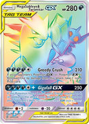 Mega Sableye & Tyranitar GX (Secret) 245  - Holofoil SM  Unified Minds - Secret Rare