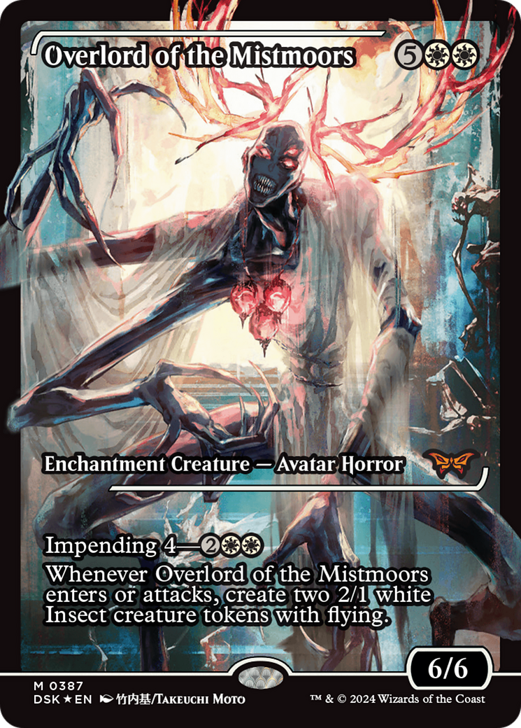 Overlord of the Mistmoors (Showcase) (DSK-387)  Foil - Duskmourn: House of Horror: (Showcase)