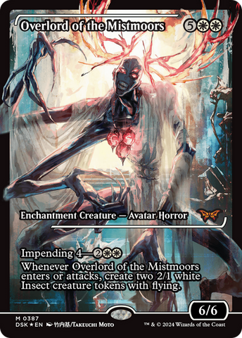 Overlord of the Mistmoors (Showcase) (DSK-387)  Foil - Duskmourn: House of Horror: (Showcase)