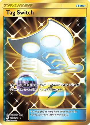Tag Switch (Secret) 254  - Holofoil SM  Unified Minds - Secret Rare