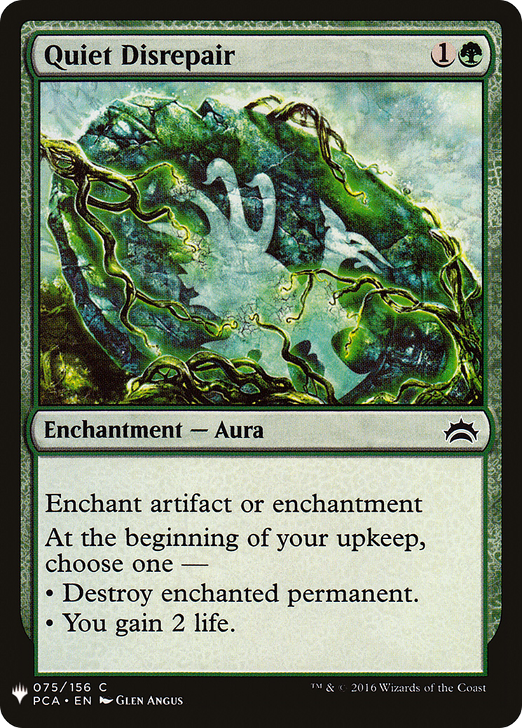 Quiet Disrepair (LIST-075)  - The List