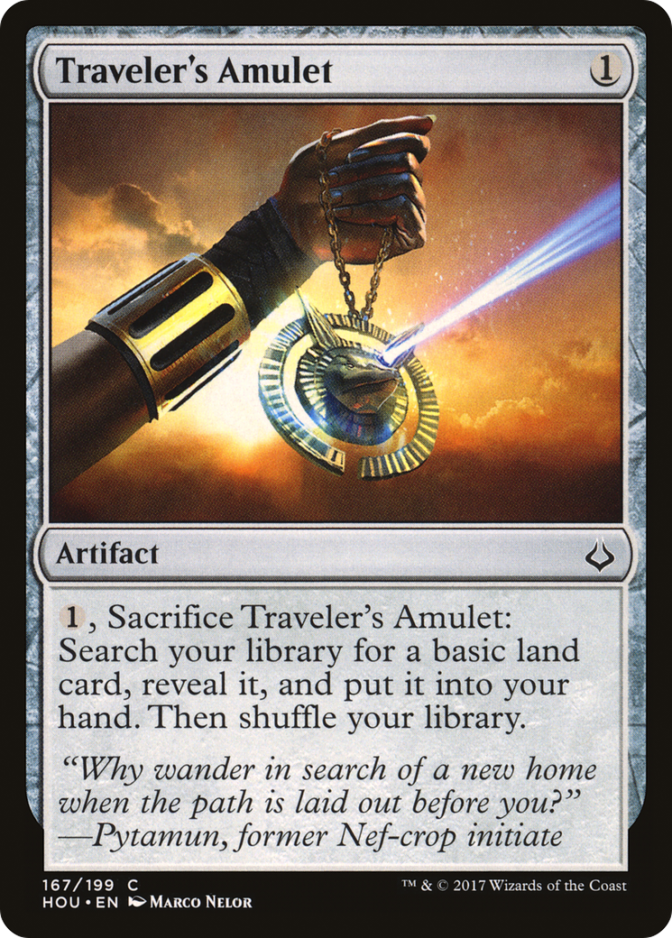 Traveler's Amulet (HOU-167)  - Hour of Devastation