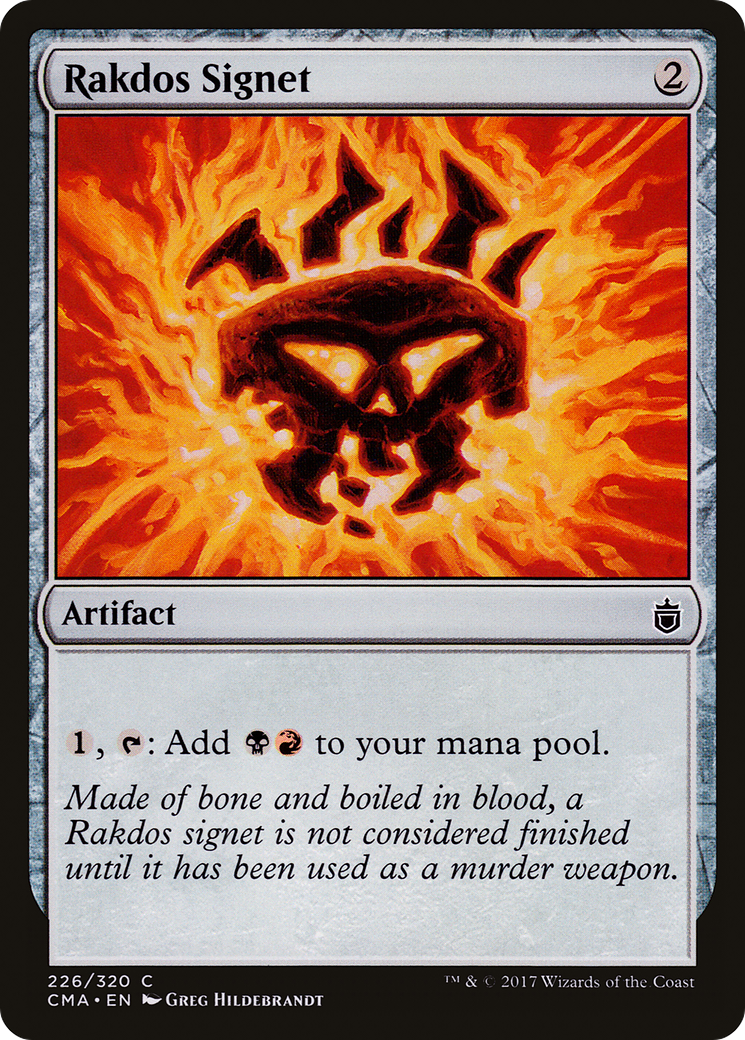 Rakdos Signet (CMA-226)  - Commander Anthology