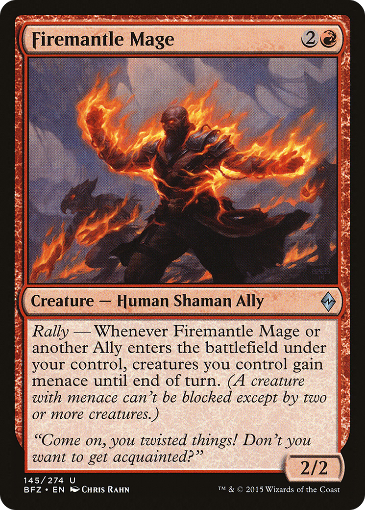 Firemantle Mage (BFZ-145)  Foil - Battle for Zendikar