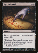 Sign in Blood (M10-112)  - Magic 2010