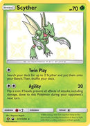 Scyther SV1/SV94  - Holofoil Hidden Fates Shiny Vault - Shiny Holo Rare