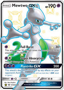 Mewtwo GX SV59/SV94  - Holofoil Hidden Fates Shiny Vault - Shiny Holo Rare