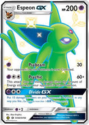 Espeon GX SV60  - Holofoil Hidden Fates Shiny Vault - Shiny Holo Rare