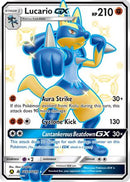 Lucario GX SV64/SV94  - Holofoil Hidden Fates Shiny Vault - Shiny Holo Rare