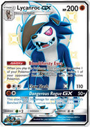 Lycanroc GX (SV66) SV66/SV94  - Holofoil Hidden Fates Shiny Vault - Shiny Holo Rare