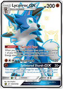 Lycanroc GX (SV67) SV67/SV94  - Holofoil Hidden Fates Shiny Vault - Shiny Holo Rare