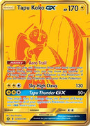 Tapu Koko GX SV93  - Holofoil Hidden Fates Shiny Vault - Shiny Holo Rare