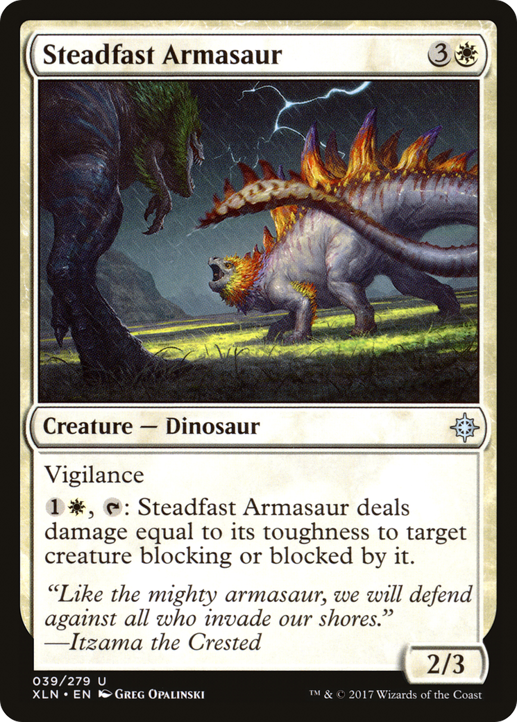 Steadfast Armasaur (XLN-039)  - Ixalan