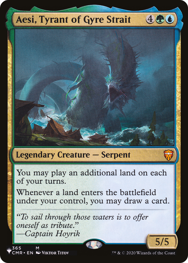Aesi, Tyrant of Gyre Strait (LIST-365/361)  - The List