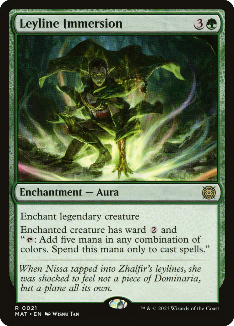 Leyline Immersion (MAT-021)  Foil - March of the Machine: The Aftermath