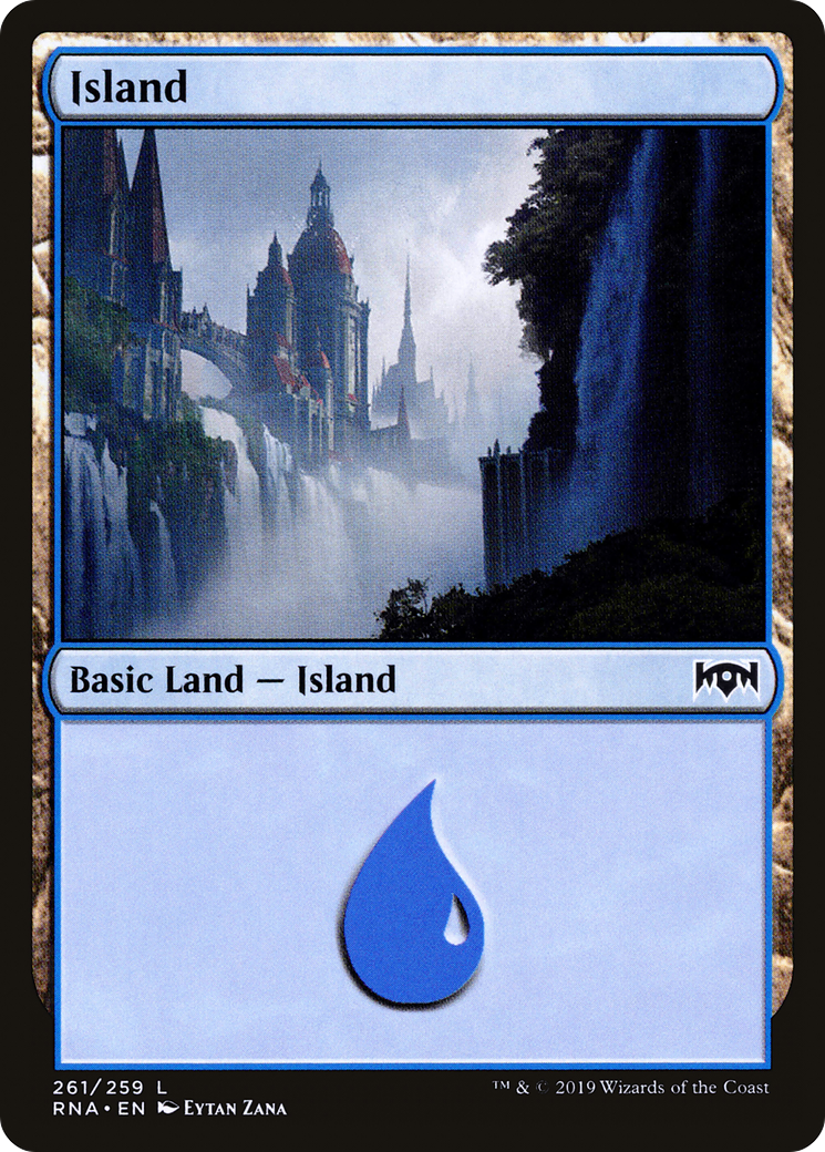 Island (RNA-261)  Foil - Ravnica Allegiance