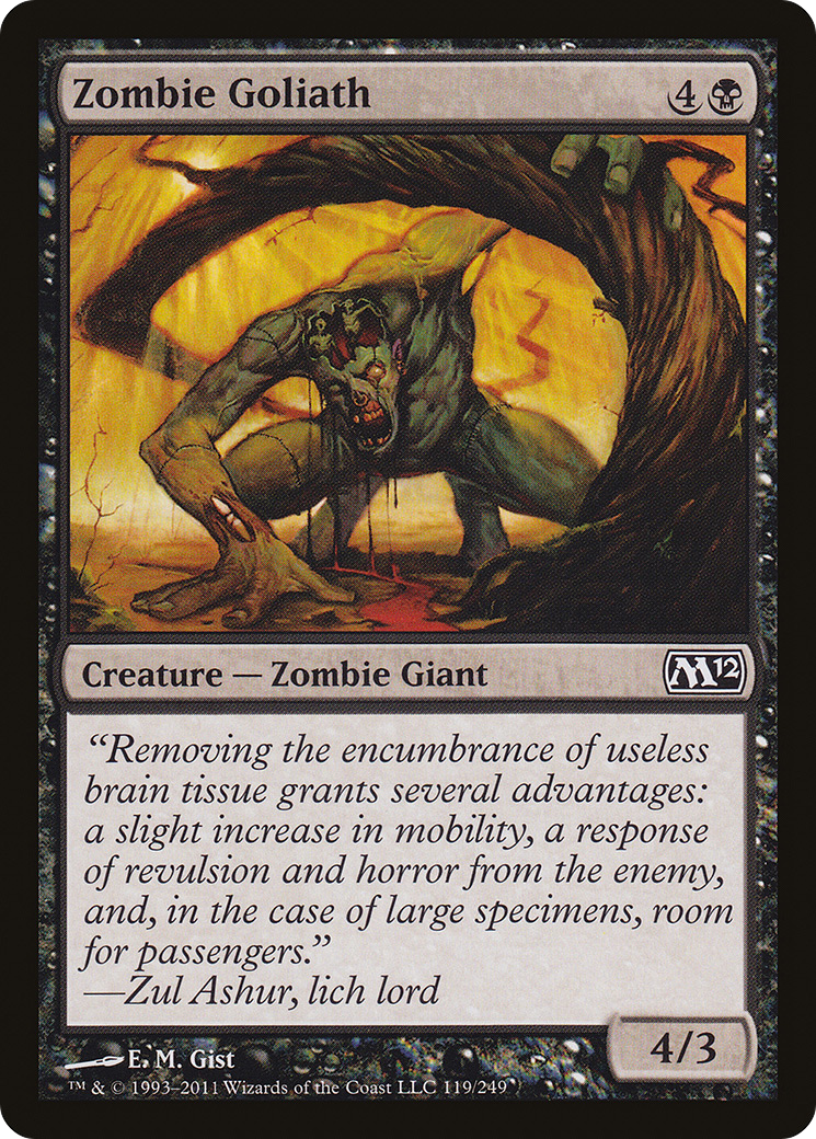 Zombie Goliath (M12-119)  Foil - Magic 2012