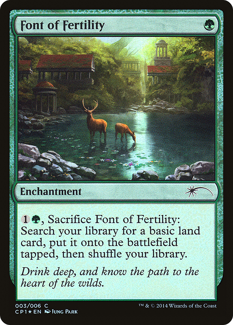 Font of Fertility (UMP-003)  Foil - Magic 2015 Clash Pack